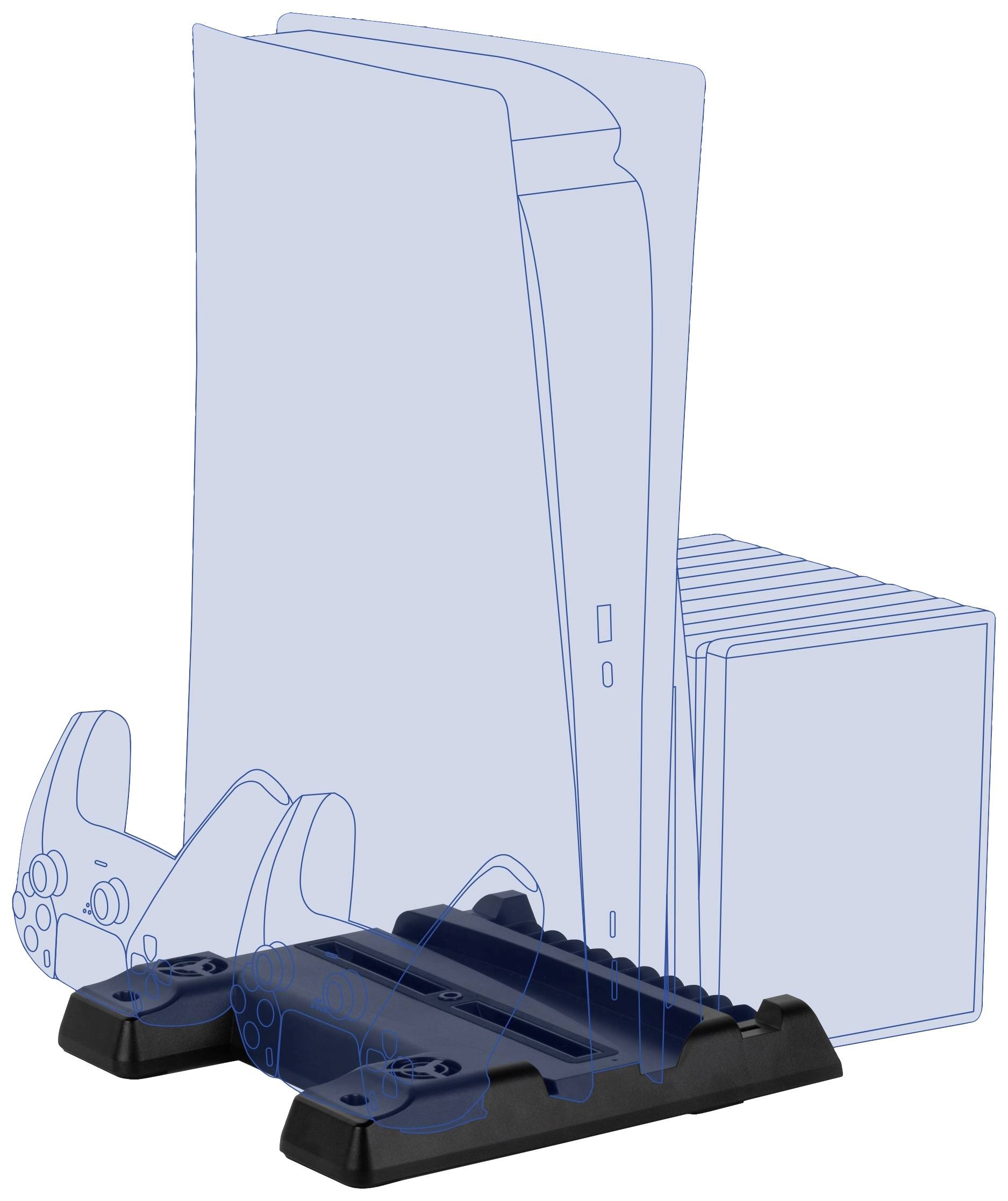 Konix COOL & CHARGE SPACESHIP Controller-Ladestation PS5