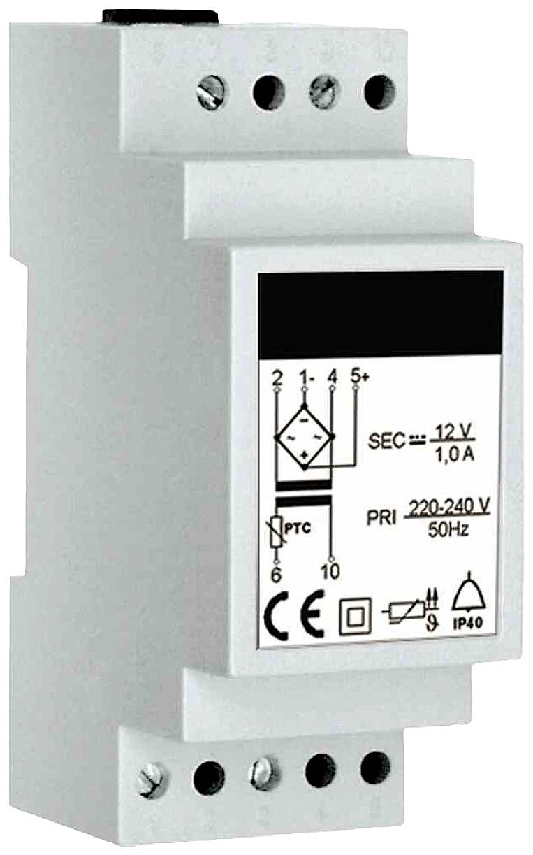 HHG TR1 Türsprechanlagen-Zubehör Hutschienen-Netzteil Weiß