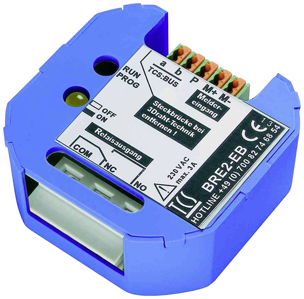 TCS TÜR Control TCS 1 Türsprechanlagen-Zubehör Bus-Anschlussmodul Blau