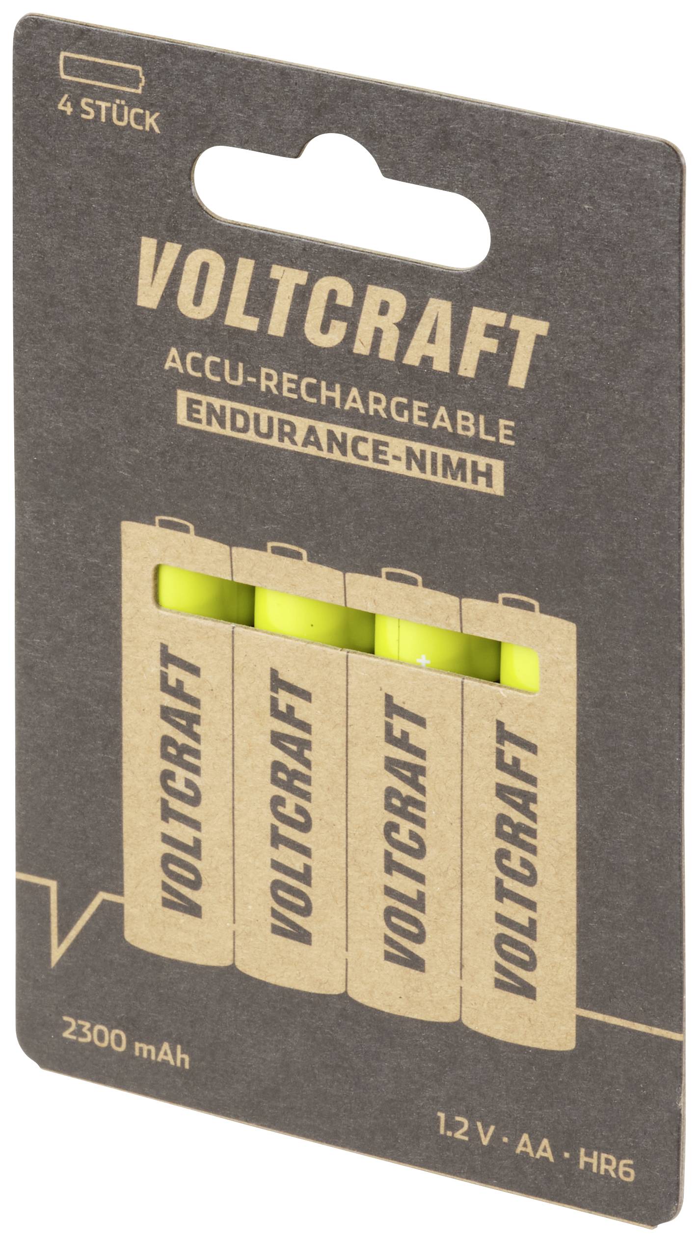 VOLTCRAFT Endurance Mignon (AA)-Akku NiMH 2300 mAh 1.2V 4St.