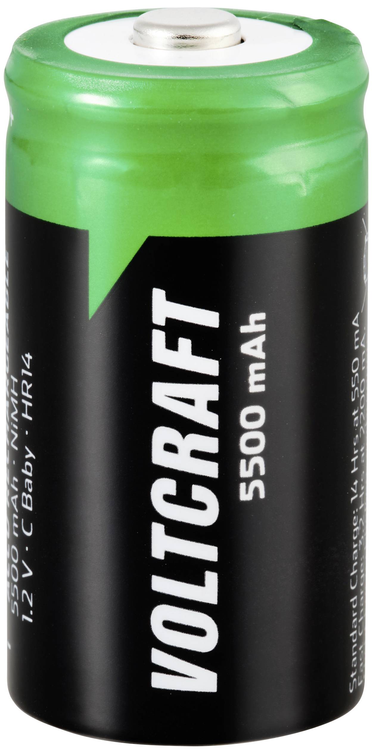 VOLTCRAFT HR14 Baby (C)-Akku NiMH 5500 mAh 1.2V 2St.