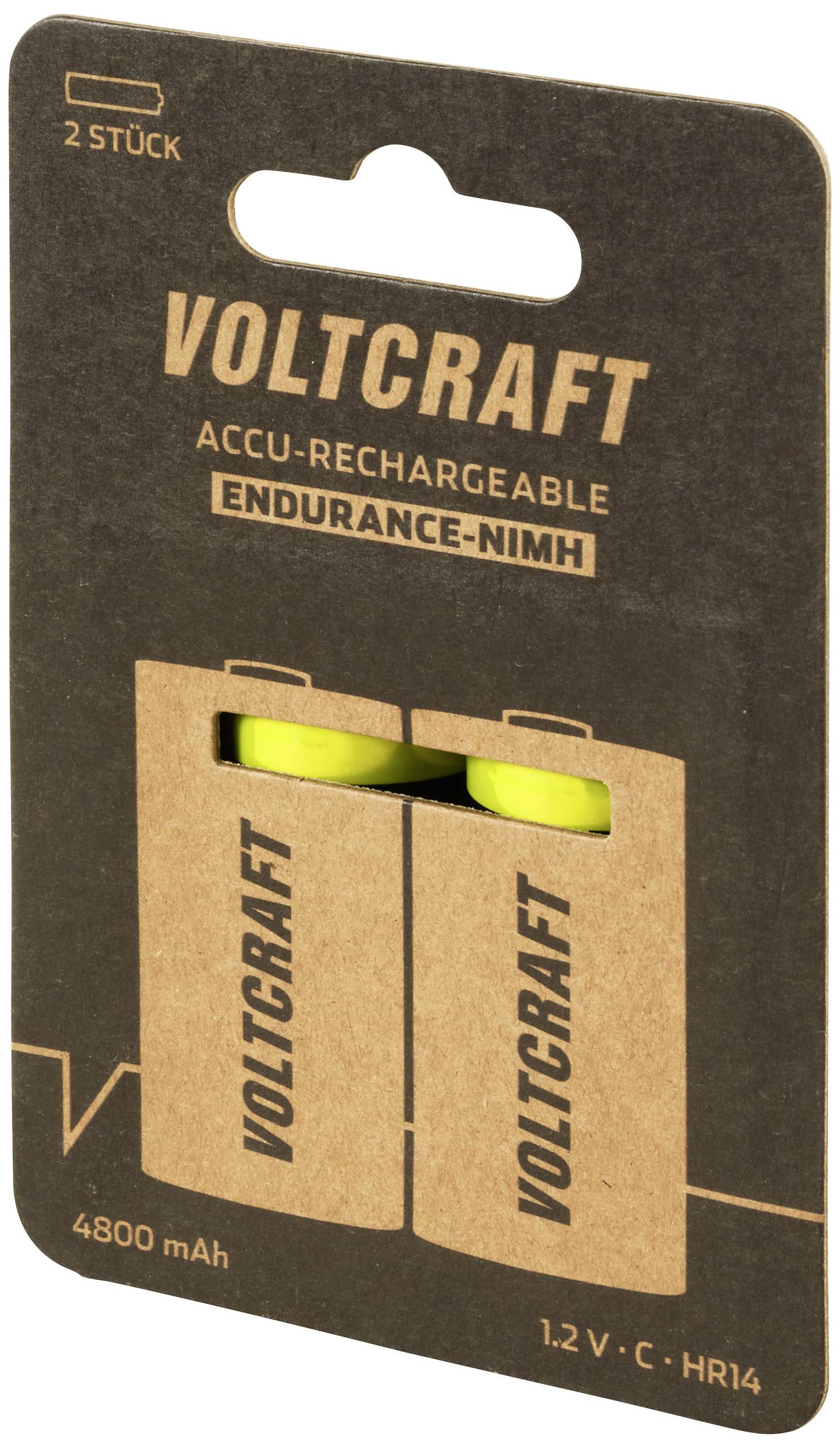 VOLTCRAFT Endurance Baby (C)-Akku NiMH 4800 mAh 1.2V 2St.