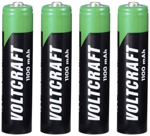 VOLTCRAFT HR03 Micro (AAA)-Akku NiMH 1100 mAh 1.2 V 4 St.