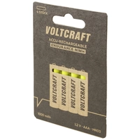 VOLTCRAFT Endurance HR03 Micro (AAA)-Akku NiMH 1000 mAh 1.2 V 4 St. VOLTCRAFT Endurance HR03 Micro (AAA)-Akku NiMH 1000 mAh 1.2 V 4 St.
