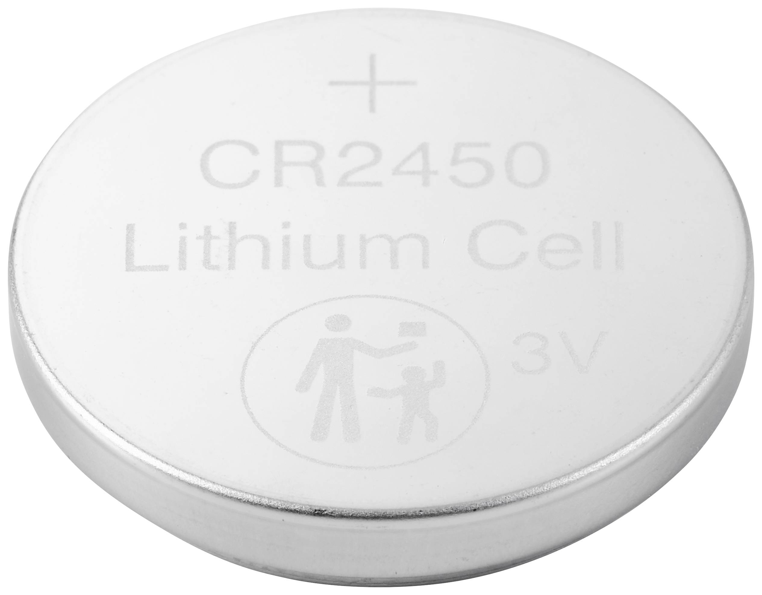 VOLTCRAFT Knopfzelle CR 2450 3V 1 St. 580 mAh Lithium