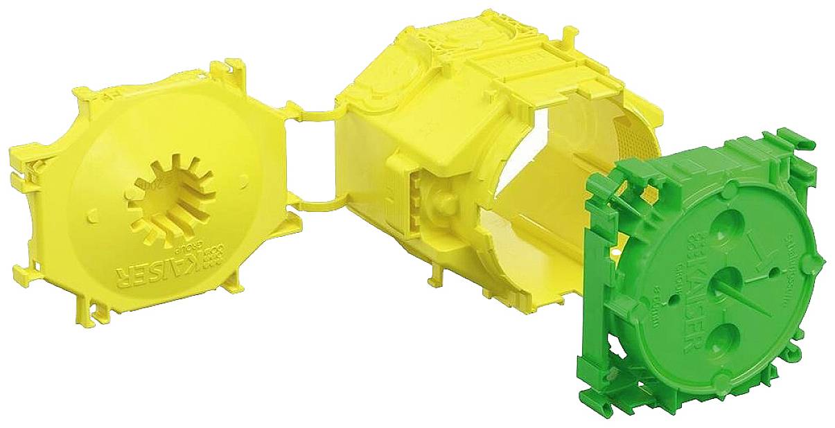 Kaiser Elektro 1265-01 Geräte-Verbindungsdose halogenfrei (L x B) 94mm x 75mm 20St.