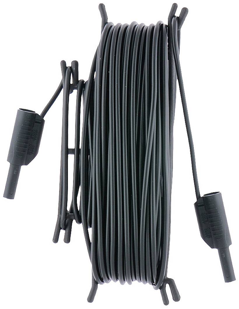 Metrel A 1153 Sicherheits-Messleitung Bananenstecker 4mm Bananenstecker 4mm 20.00m Schwarz 1St.