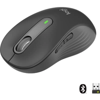 Logitech Signature M650L Maus Funk, Bluetooth® Rechtshänder Größe: L Optisch Graphite 5 Tasten 4000 dpi Logitech Signature M650L Maus Funk, Bluetooth® Rechtshänder Größe: L Optisch Graphite 5 Tasten 4000 dpi