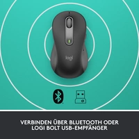 Logitech Signature M650 L left Maus Funk, Bluetooth® Linkshänder Größe: L Optisch Graphite 5 Tast Logitech Signature M650 L left Maus Funk, Bluetooth® Linkshänder Größe: L Optisch Graphite 5 Tast