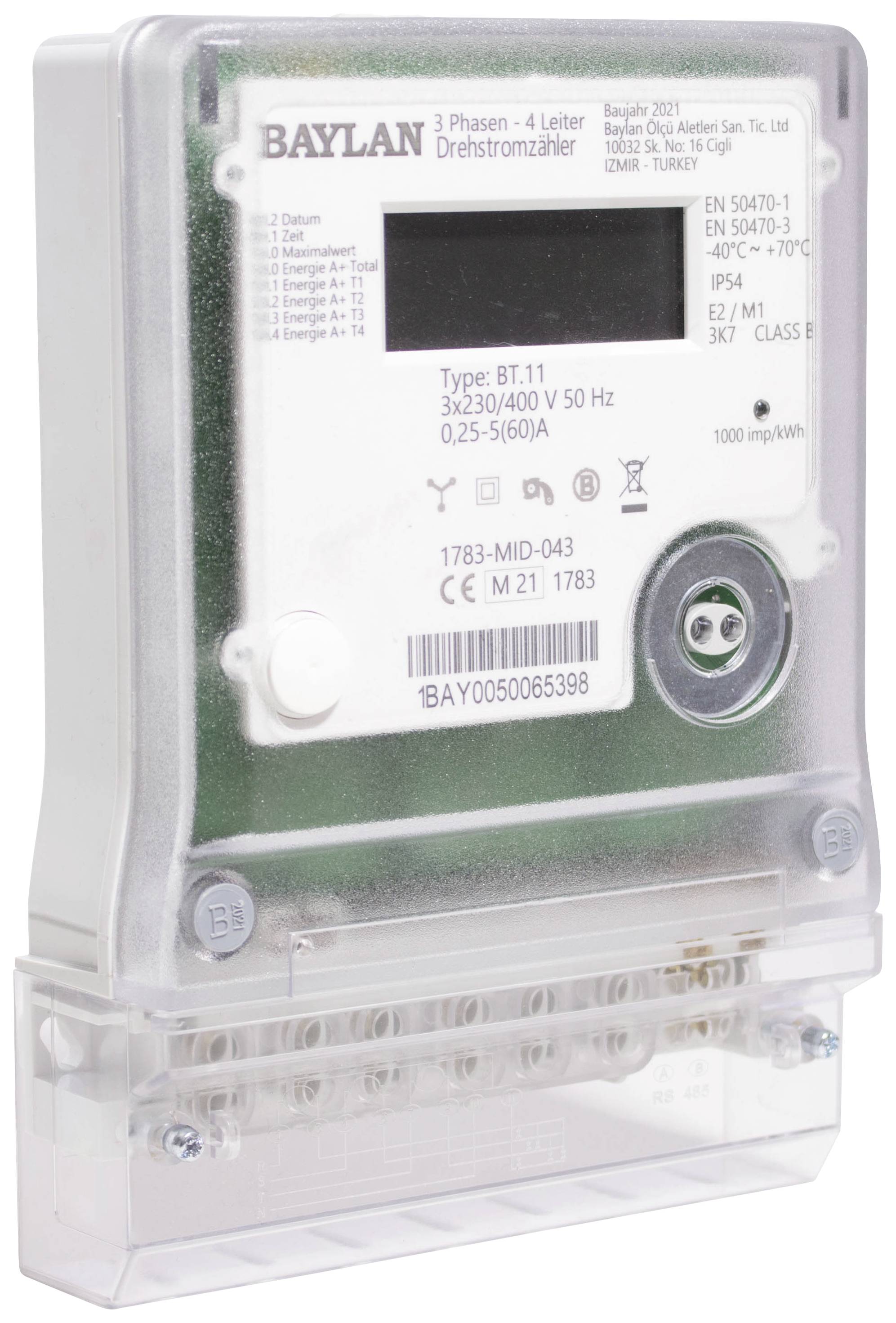 Counttec BT11 BT11 Drehstromzähler digital 60 A MID-konform: Ja 1 St.