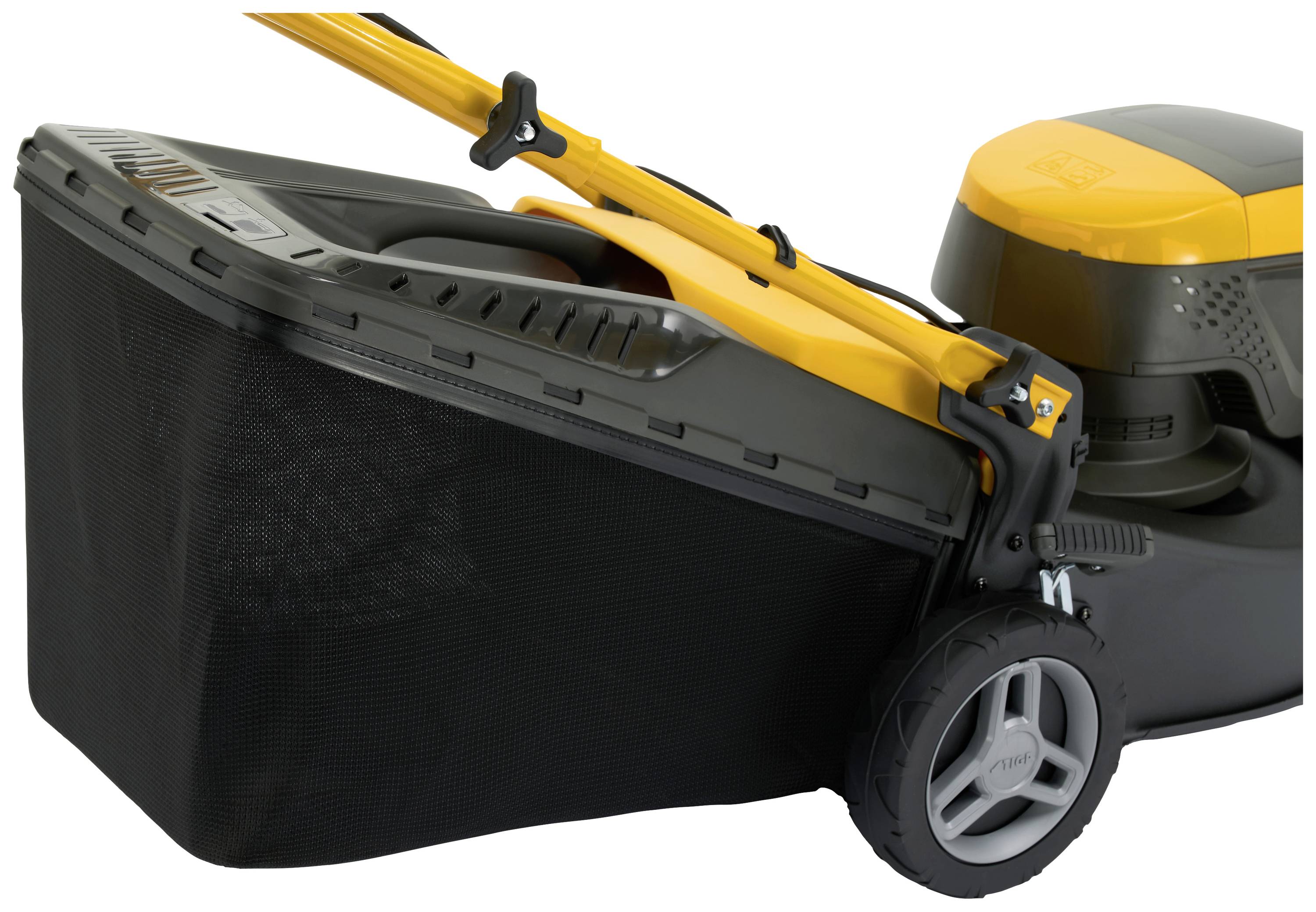 STIGA Collector 543 AE Akku Akku-Rasenmäher Höhenverstellbarer Griff mit Klappfunktion, inkl. Akku, inkl. Ladegerät 48V