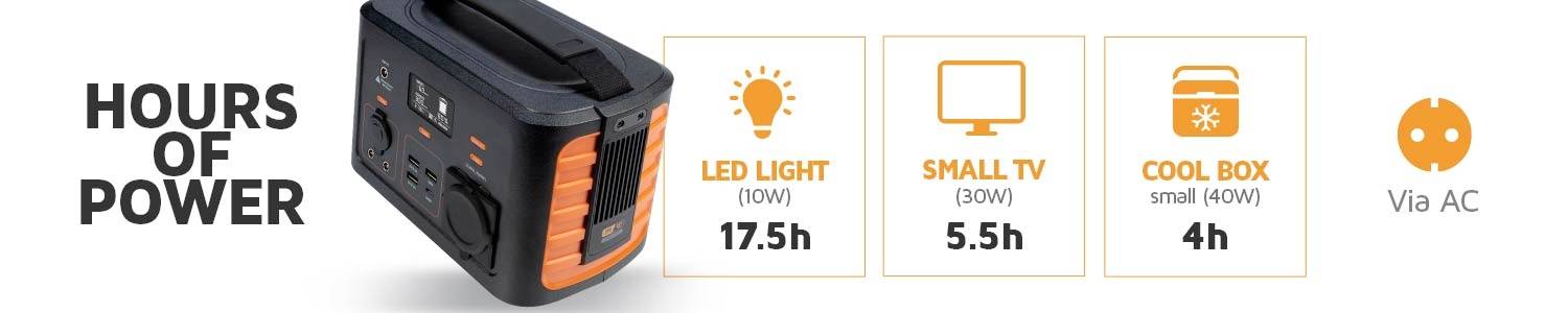 Xtorm by A-Solar XP300U Powerstation 78 Ah Li-Ion Schwarz mit Laderegler