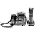 Emporia TH-21ABB Schnurloses Telefon analog Anrufbeantworter, Freisprechen, für Hörgeräte kompatibel, inkl. Mobilteil, mit Basis