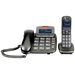 Emporia TH-21ABB Schnurloses Telefon analog Anrufbeantworter, Freisprechen, für Hörgeräte kompatibel, inkl. Mobilteil, mit Basis