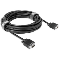 Club3D VGA Anschlusskabel VGA 15pol. Stecker, VGA 15pol. Stecker 10.00m Schwarz CAC-1710schraubbar, vergoldete Steckkontakte Club3D VGA Anschlusskabel VGA 15pol. Stecker, VGA 15pol. Stecker 10.00m Schwarz CAC-1710schraubbar, vergoldete Steckkontakte