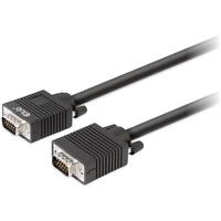 Club3D VGA Anschlusskabel VGA 15pol. Stecker, VGA 15pol. Stecker 10.00m Schwarz CAC-1710schraubbar, vergoldete Steckkontakte Club3D VGA Anschlusskabel VGA 15pol. Stecker, VGA 15pol. Stecker 10.00m Schwarz CAC-1710schraubbar, vergoldete Steckkontakte