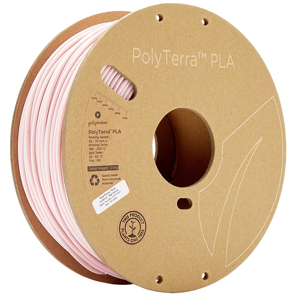 Polymaker 70868 PolyTerra PLA Filament PLA 2.85mm 1000g Rosa (matt), Pastell-Rosa 1St. Polymaker 70868 PolyTerra PLA Filament PLA 2.85mm 1000g Rosa (matt), Pastell-Rosa 1St.