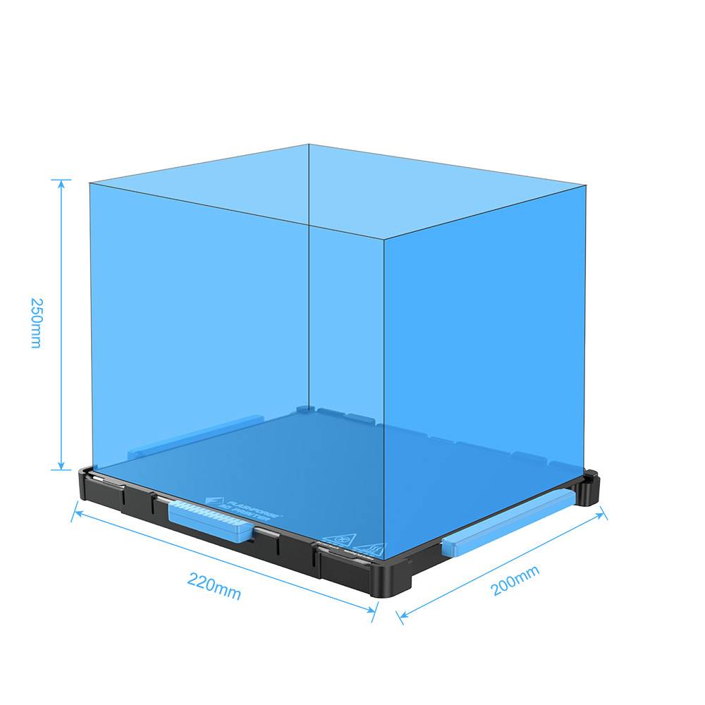 Flashforge 3D Drucker FlashForge Adventurer 4 3D Drucker beheizbares Druckbett, flexibles Metallbett, inkl. Filament, inkl. Gehäuse, inkl. Software