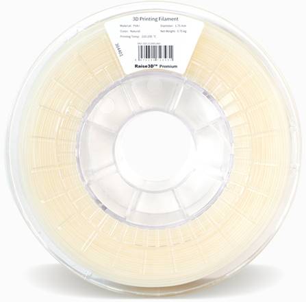 RAISE3D [S]5.11.05011A01 PVA+ Premium Filament PVA wasserlöslich 1.75 mm 750 g Natur, Natural Premium 1 St.