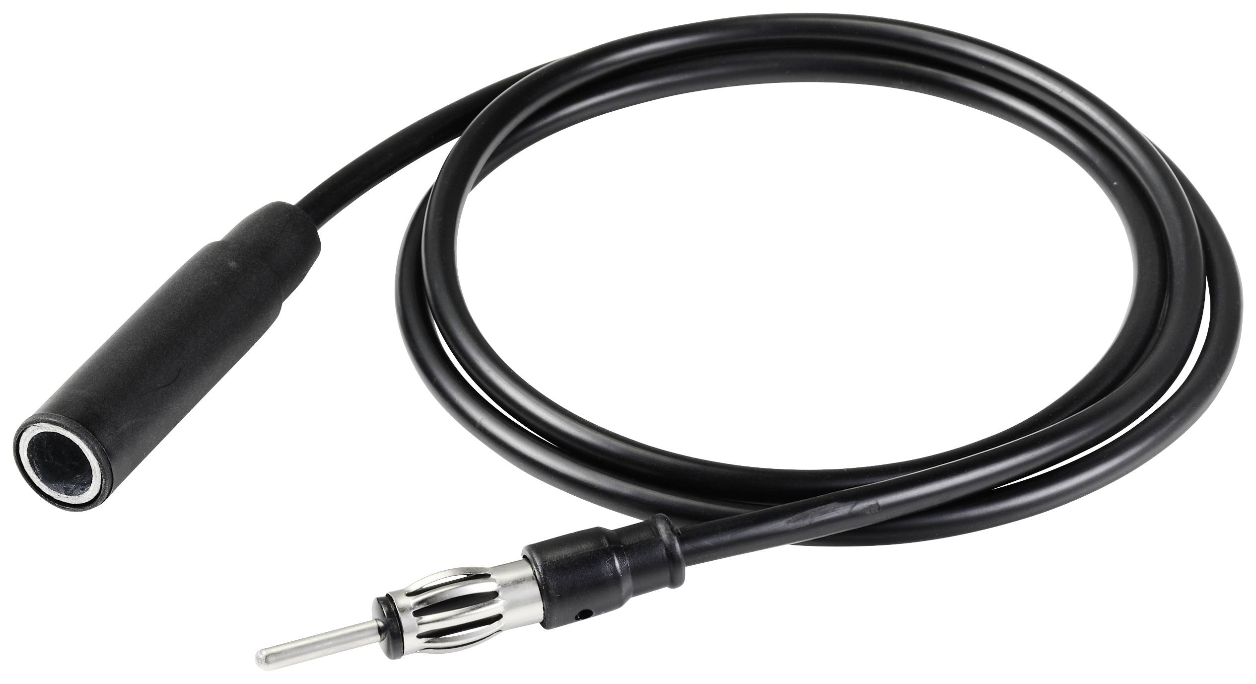 Renkforce 1m Auto-Antennen-Verlängerungskabel DIN 150 Ohm Schwarz RF-5087926