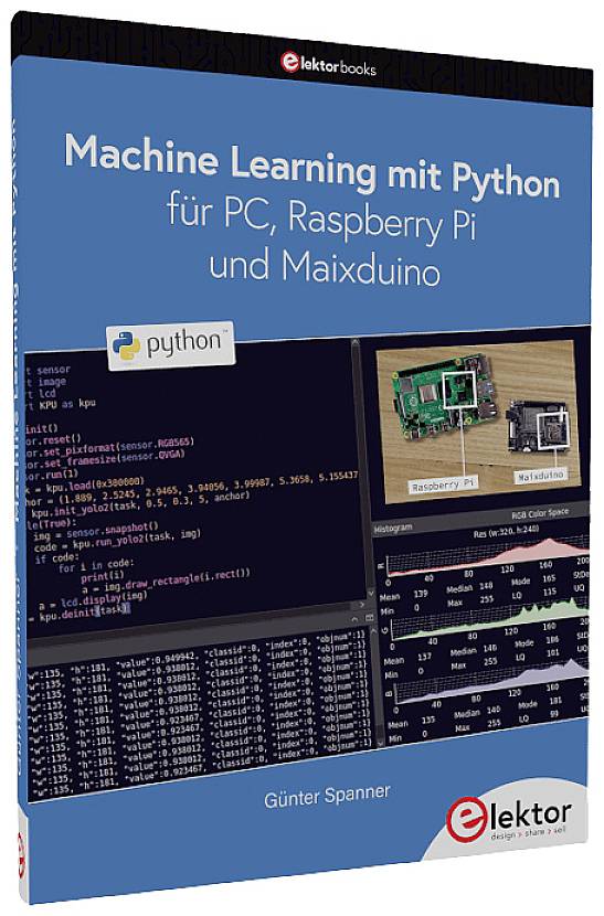 Elektor Machine Learning mit Python für PC, Raspberry Pi und Maixduino 19981 1St.