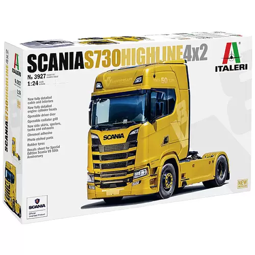 Italeri 3927 Scania S730 Highline 4x2 Truckmodell Bausatz 1:24 Italeri 3927 Scania S730 Highline 4x2 Truckmodell Bausatz 1:24