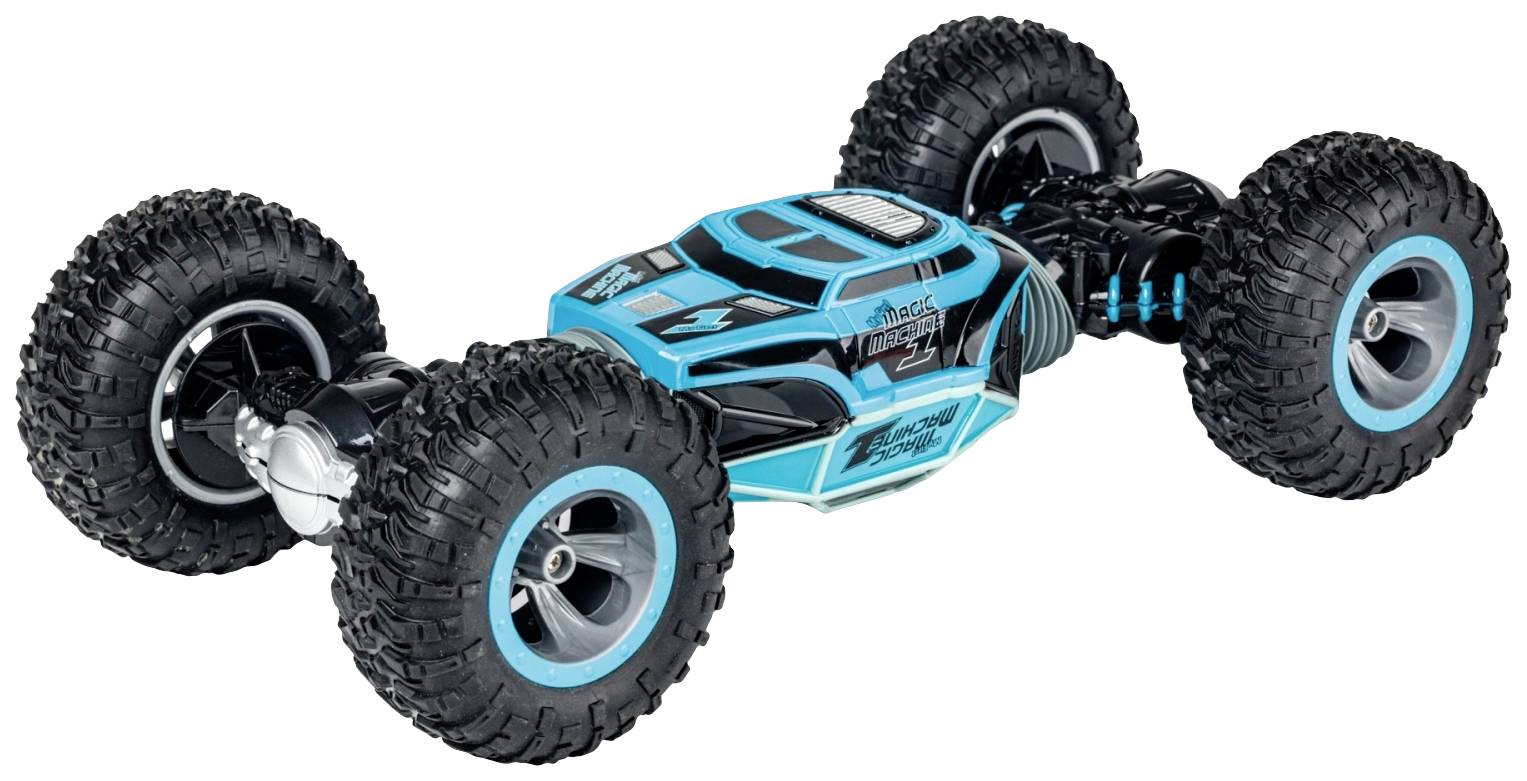Carson RC Sport 404230 My First Magic Machine 1:10 RC Einsteiger Modellauto Elektro Monstertruck inkl. Akku, Ladegerät und