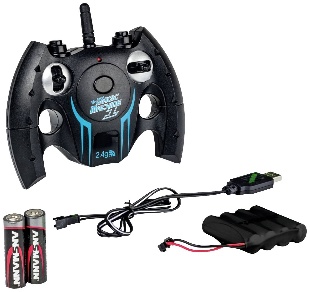 Carson RC Sport 404230 My First Magic Machine 1:10 RC Einsteiger Modellauto Elektro Monstertruck inkl. Akku, Ladegerät und