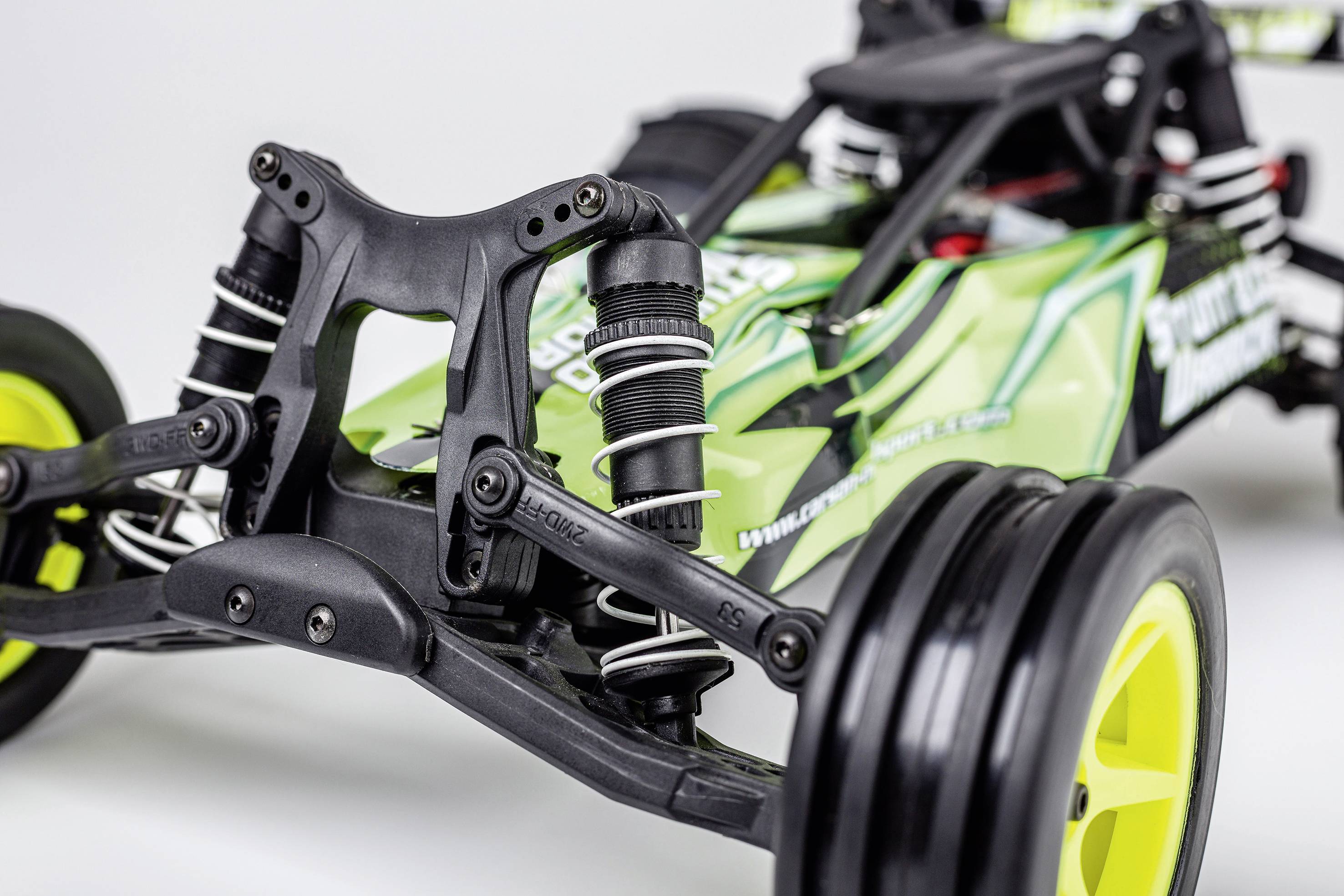 Carson RC Sport Stunt Warrior 2.0 Brushless 1:10 RC Modellauto Elektro Buggy Heckantrieb (2WD) RtR 2,4GHz
