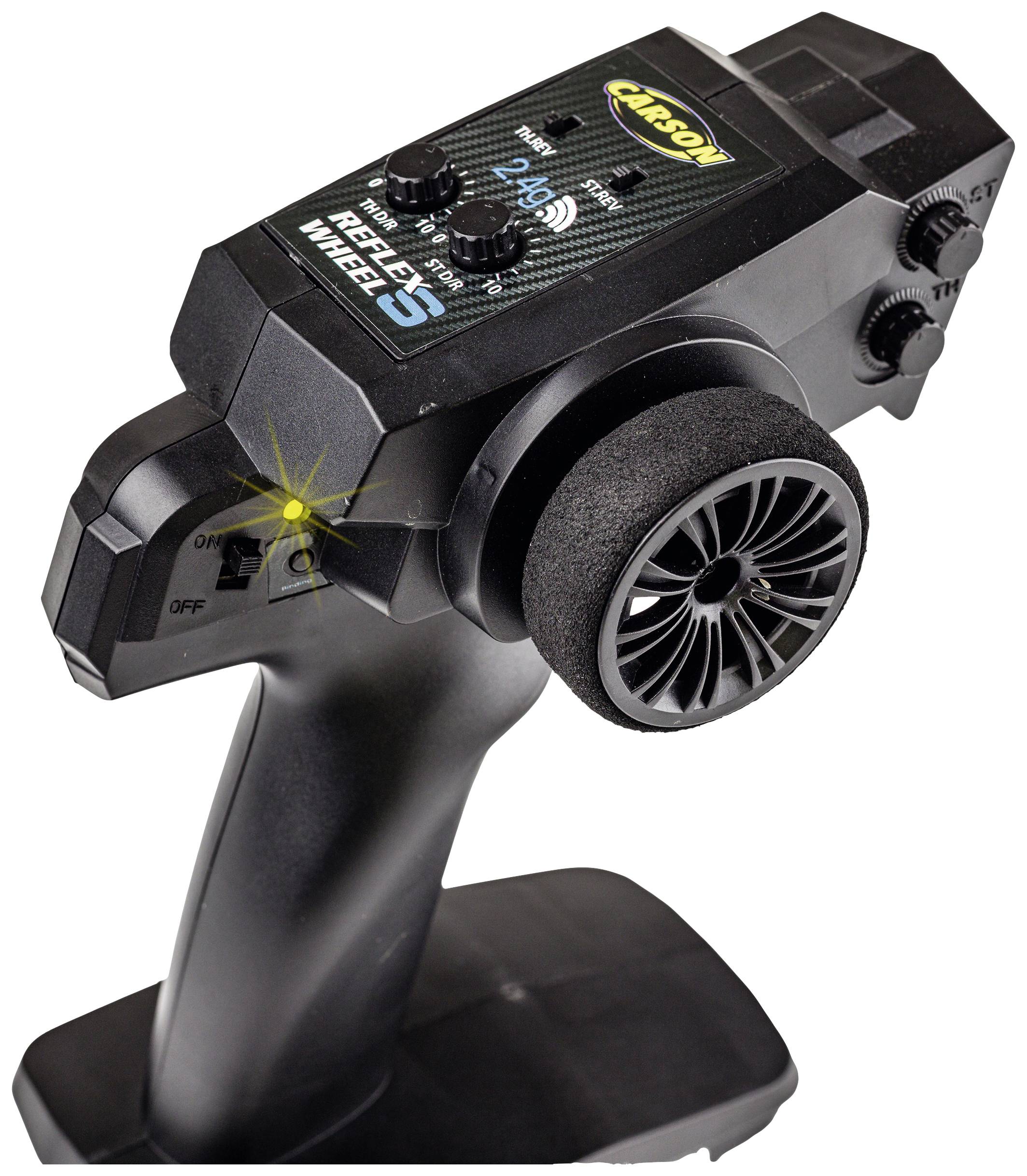 Carson RC Sport Stunt Warrior 2.0 Brushless 1:10 RC Modellauto Elektro Buggy Heckantrieb (2WD) RtR 2,4GHz