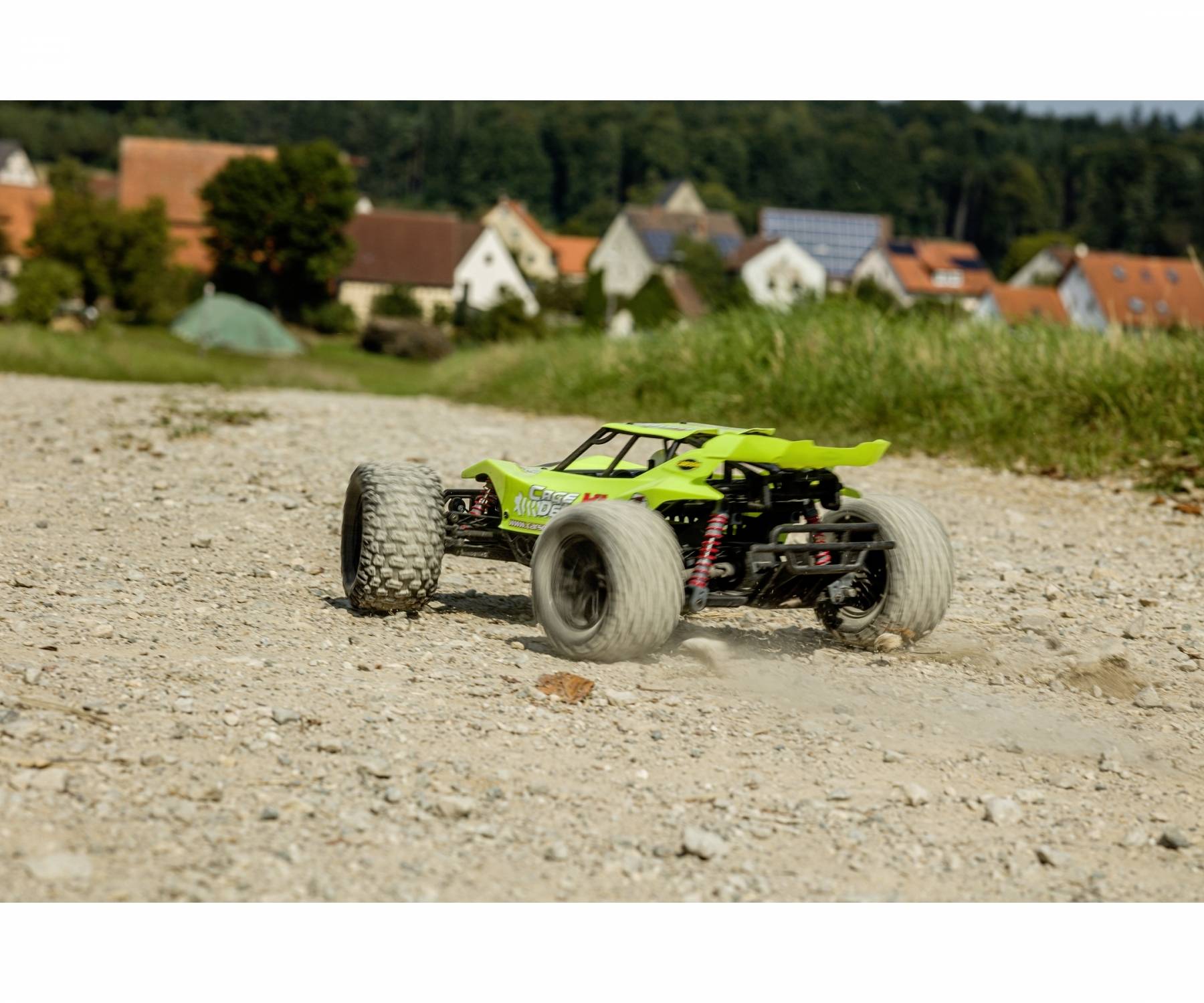 Carson RC Sport Cage Devil XL Gelb Brushed 1:10 RC Modellauto Elektro Buggy RtR 2,4GHz