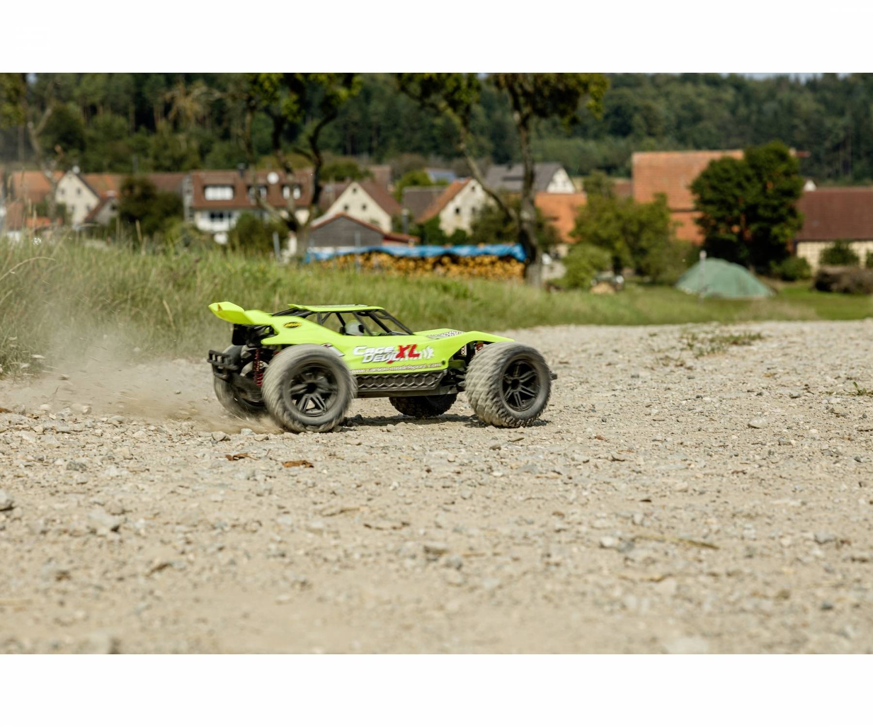 Carson RC Sport Cage Devil XL Gelb Brushed 1:10 RC Modellauto Elektro Buggy RtR 2,4GHz