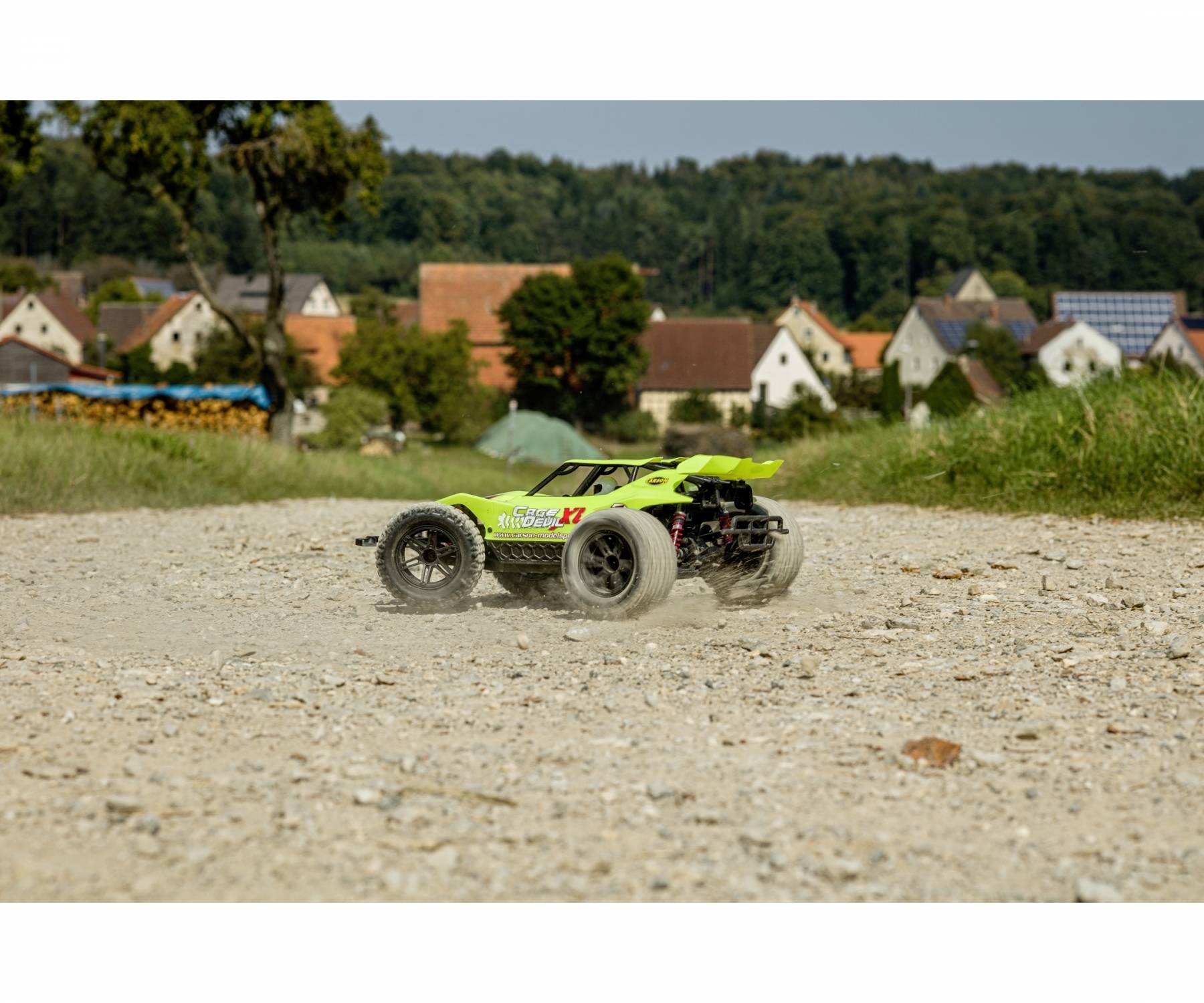 Carson RC Sport Cage Devil XL Gelb Brushed 1:10 RC Modellauto Elektro Buggy RtR 2,4GHz