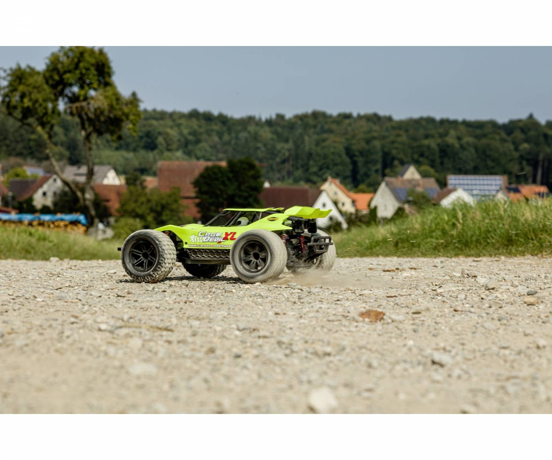 Carson RC Sport Cage Devil XL Gelb Brushed 1:10 RC Modellauto Elektro Buggy RtR 2,4GHz