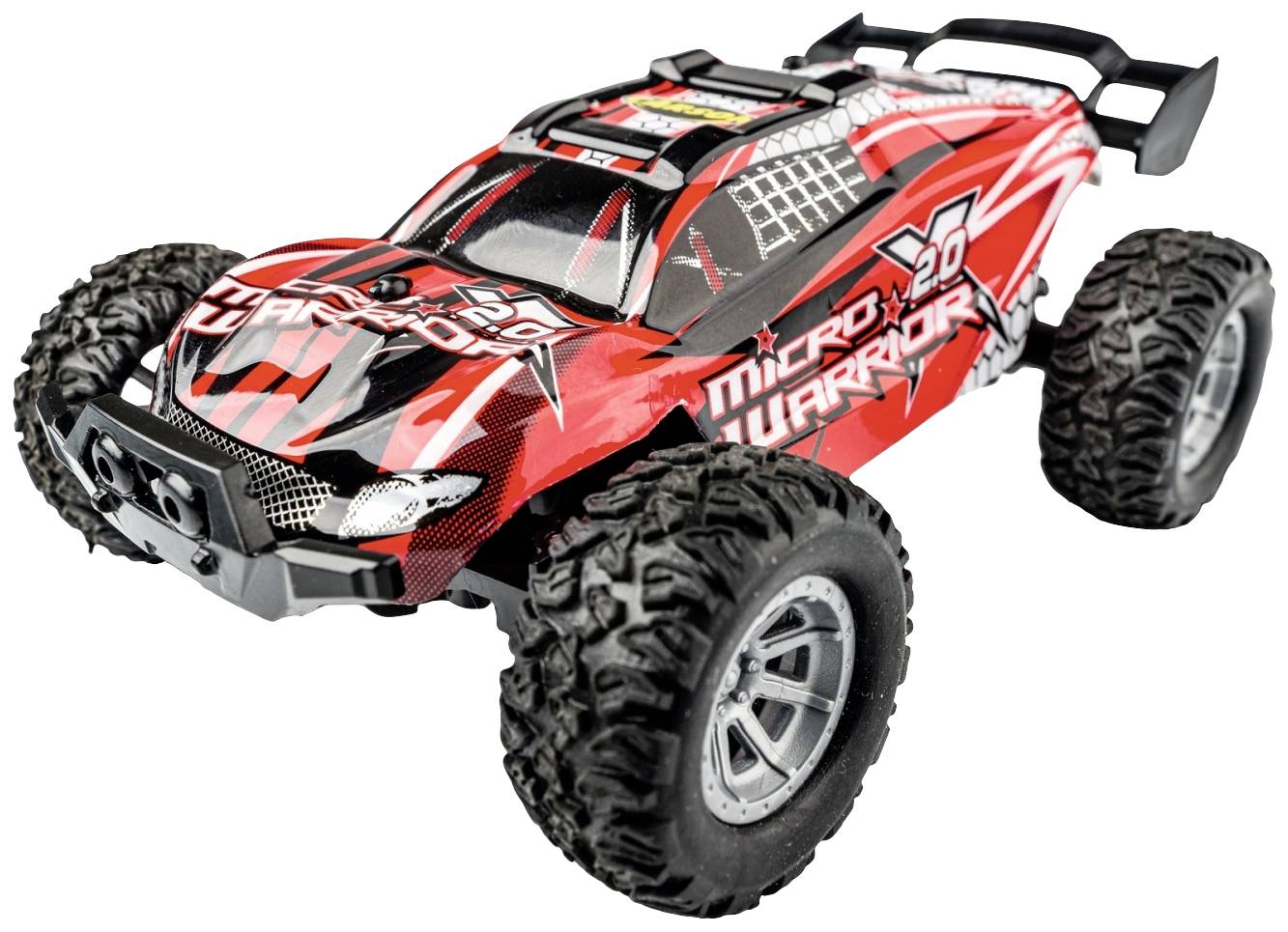 Carson RC Sport 404225 Micro X-Warrior 2.0 1:32 RC Einsteiger Modellauto Elektro Buggy inkl. Akku, Ladegerät und Senderbatterien