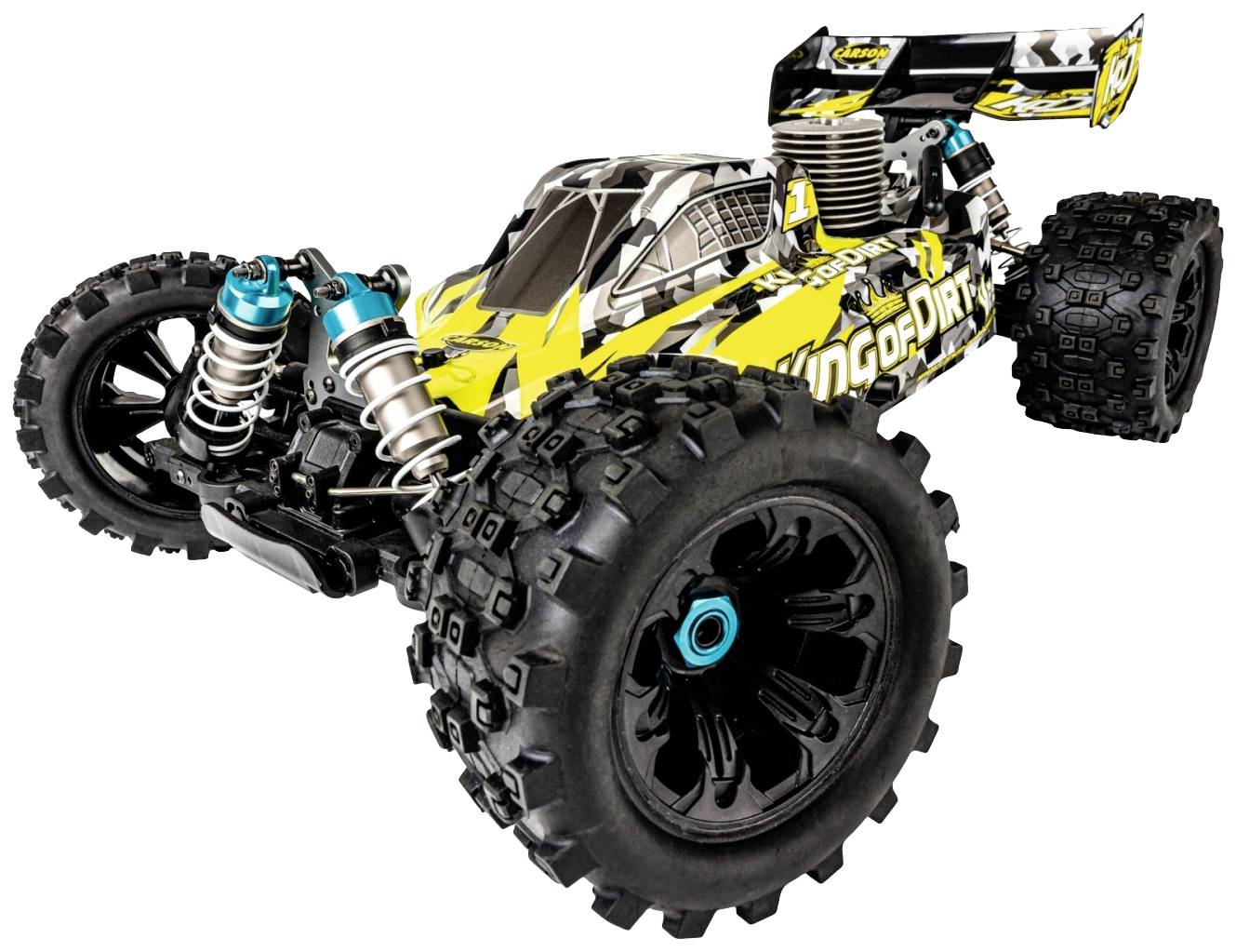 Carson RC Sport King of Dirt Buggy V25 GP 1:8 RC Modellauto Nitro Buggy RtR 2,4GHz