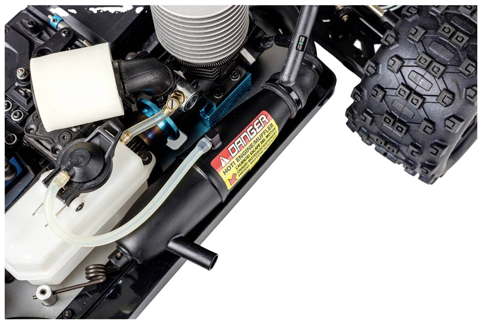 Carson RC Sport King of Dirt Buggy V25 GP 1:8 RC Modellauto Nitro Buggy RtR 2,4GHz