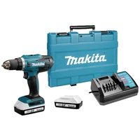 Makita DF488DWE Akku-Bohrschrauber 18V 1.5Ah Li-Ion inkl. 2. Akku, inkl. Ladegerät Makita DF488DWE Akku-Bohrschrauber 18V 1.5Ah Li-Ion inkl. 2. Akku, inkl. Ladegerät
