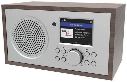 Denver IR-135S Internet Tischradio Internet Bluetooth®, DLNA, Internetradio, WLAN Weckfunktion, wie