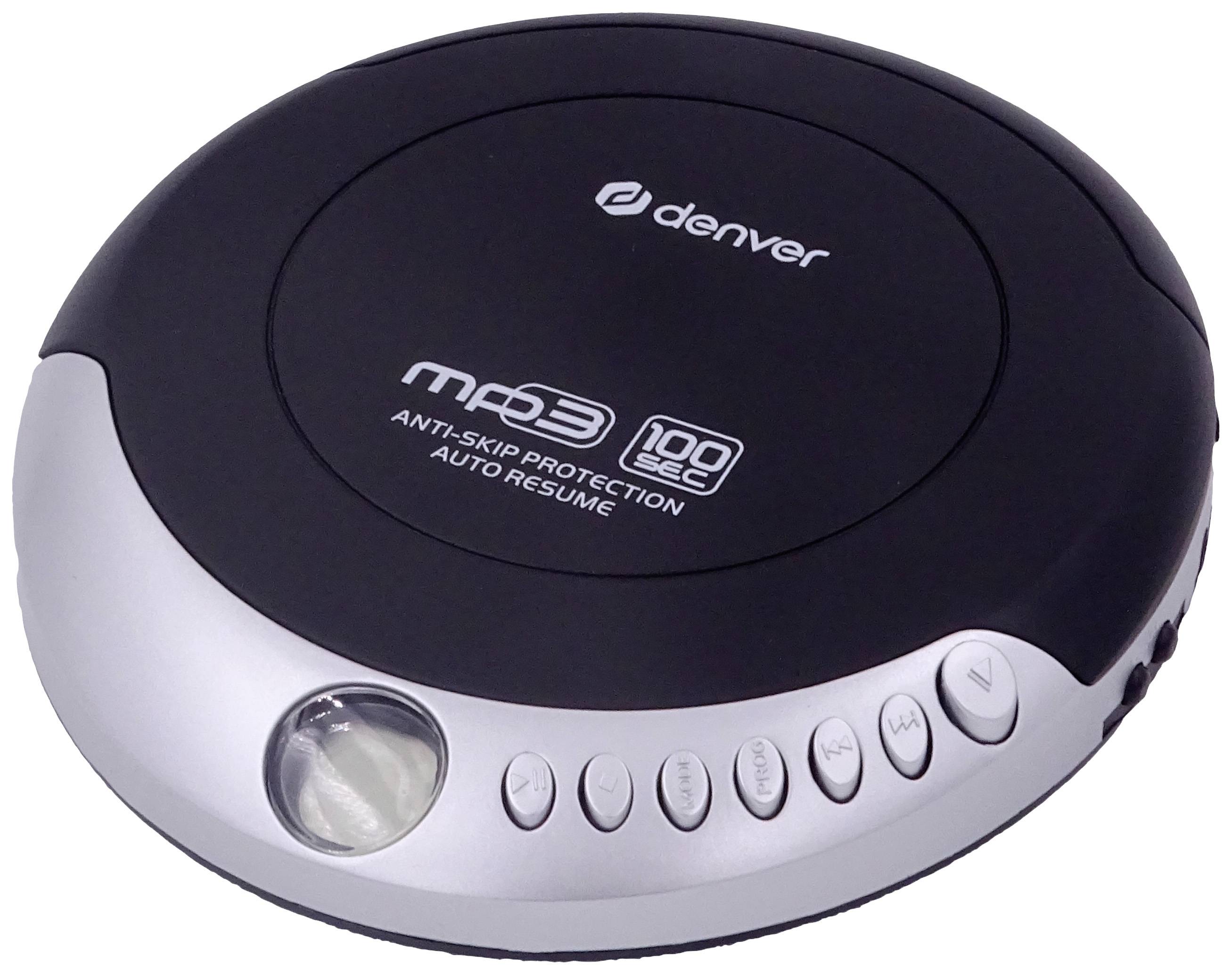 Denver DMP-391 Tragbarer CD-Player CD, CD-R, CD-RW, MP3 Schwarz