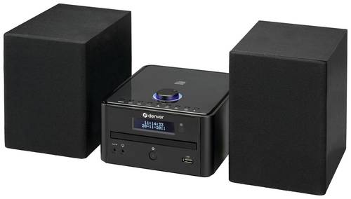 Denver MDA-270 Stereoanlage AUX, Bluetooth®, CD, DAB+, UKW, USB, Inkl. Fernbedienung, Inkl. Lautspr