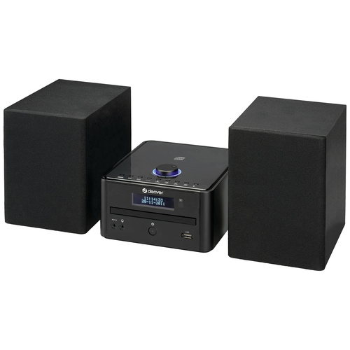 Denver MDA-270 Stereoanlage AUX, Bluetooth®, CD, DAB+, UKW, USB, Inkl. Fernbedienung, Inkl. Lautspr