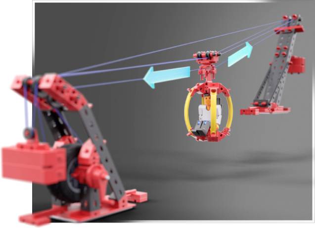 Fischertechnik 564068 Seilbahn Bausatz ab 7 Jahre