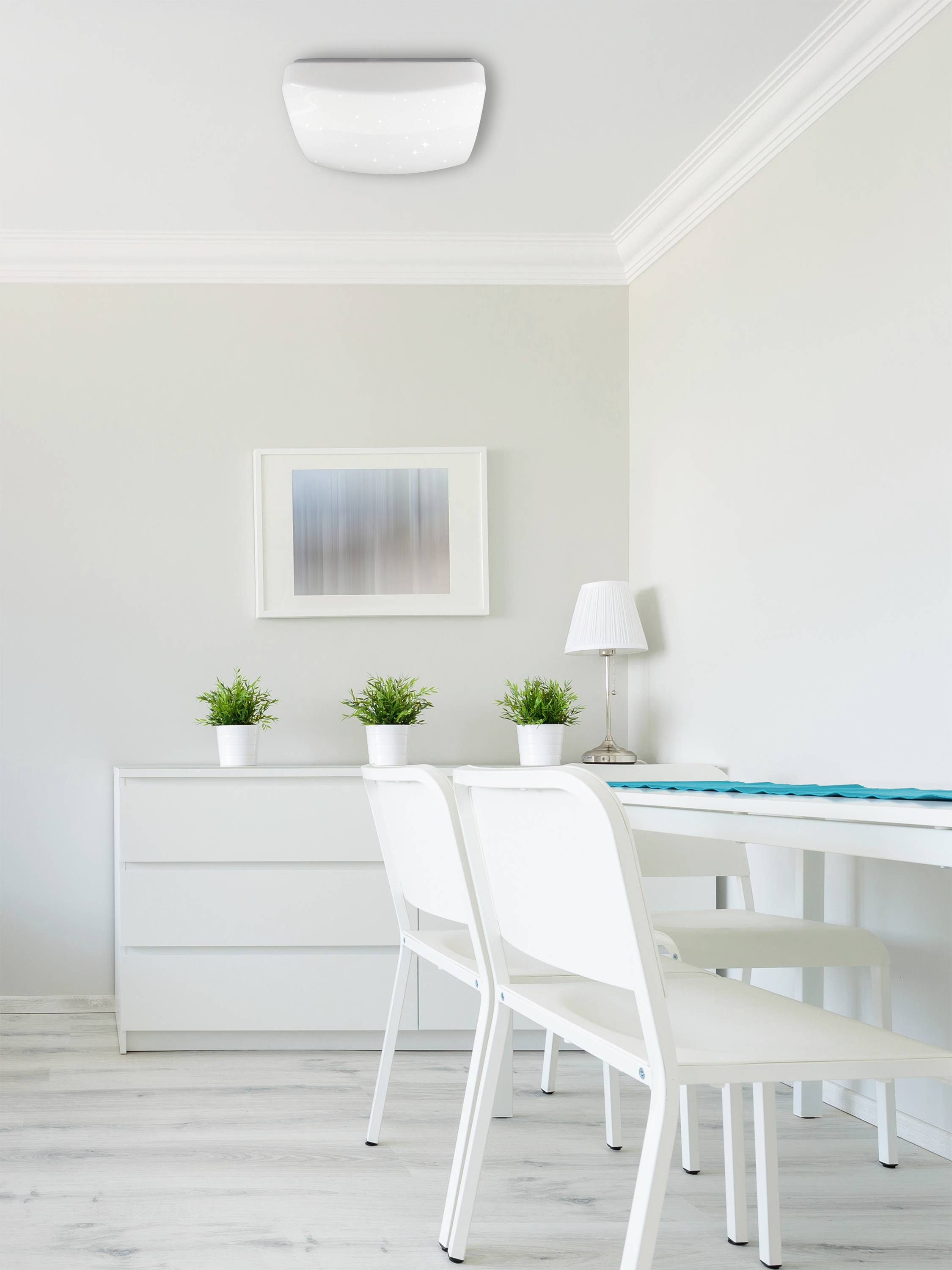 Müller-Licht 21000075 Reva Star 30 Square LED-Deckenleuchte LED 12 W Weiß