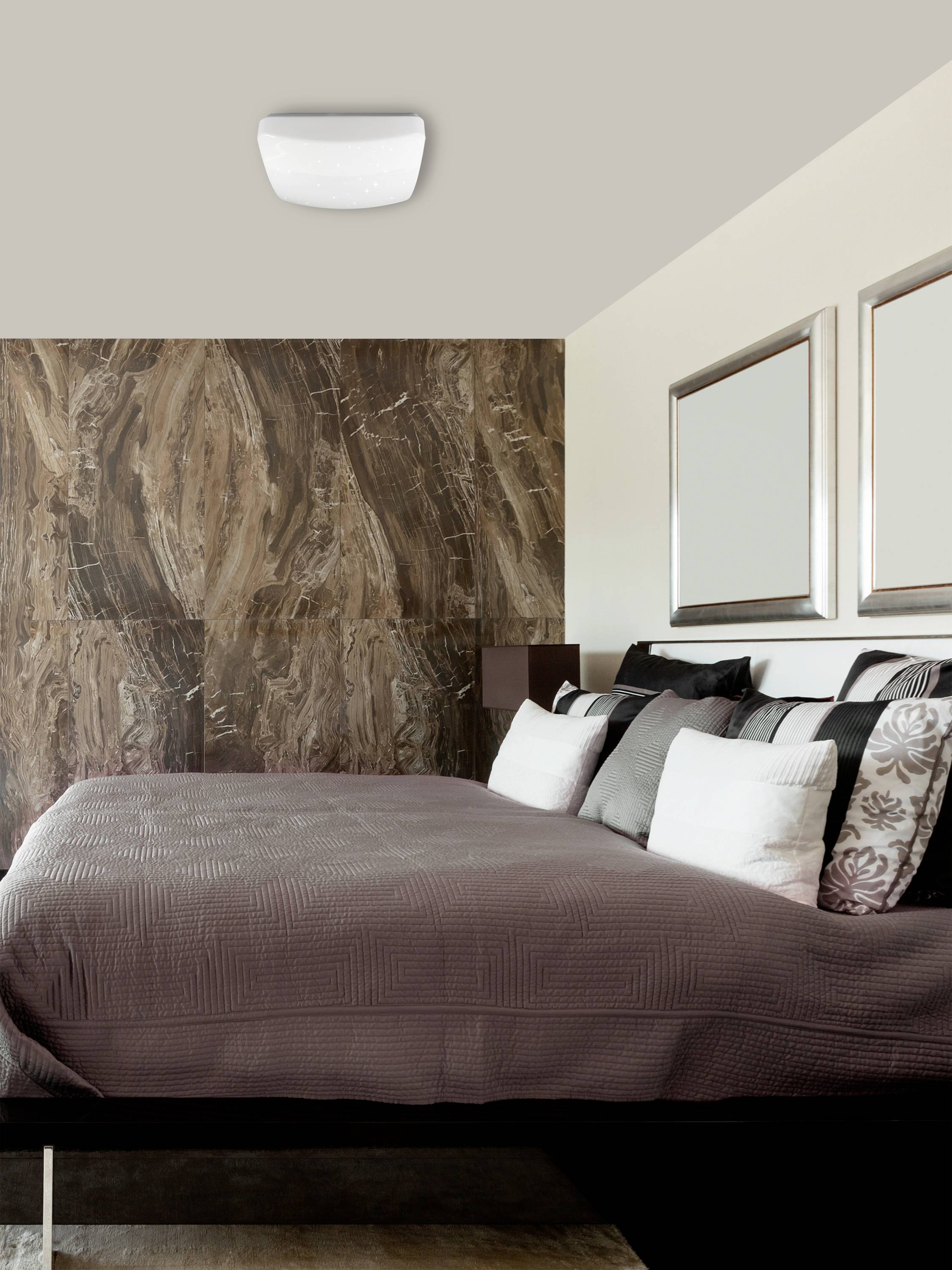 Müller-Licht 21000075 Reva Star 30 Square LED-Deckenleuchte LED 12W Weiß