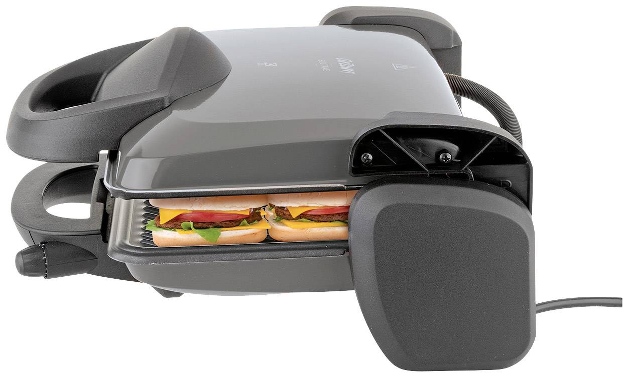 Arzum AR2037 Sandwichmaker Antihaftbeschichtung Grau