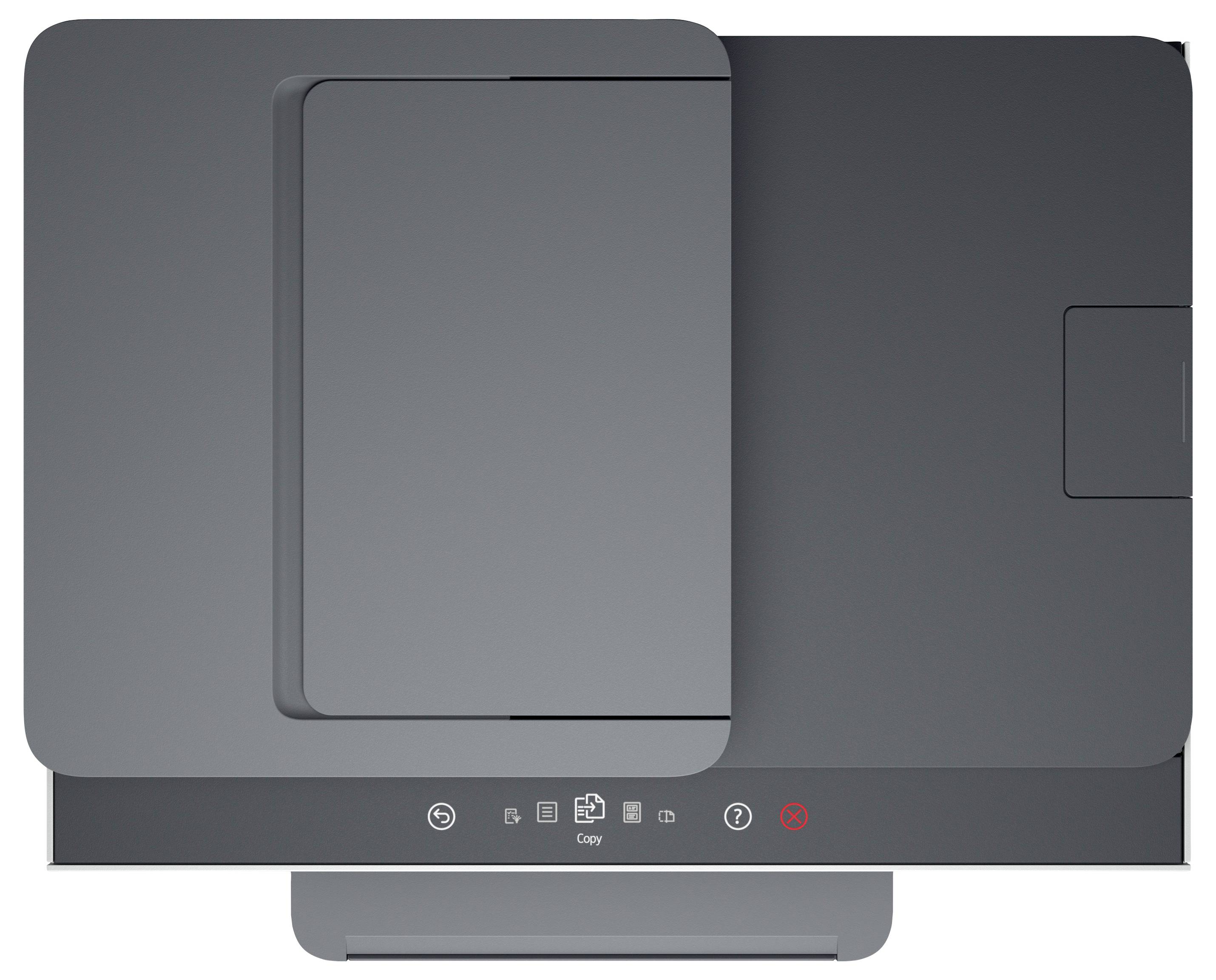 HP Smart Tank 7605 All-in-One Multifunktionsdrucker Tintenstrahl Farbe A4 Drucker, Scanner, Kopierer, Fax Tintentank-System, Duplex, WLAN, LAN, ADF
