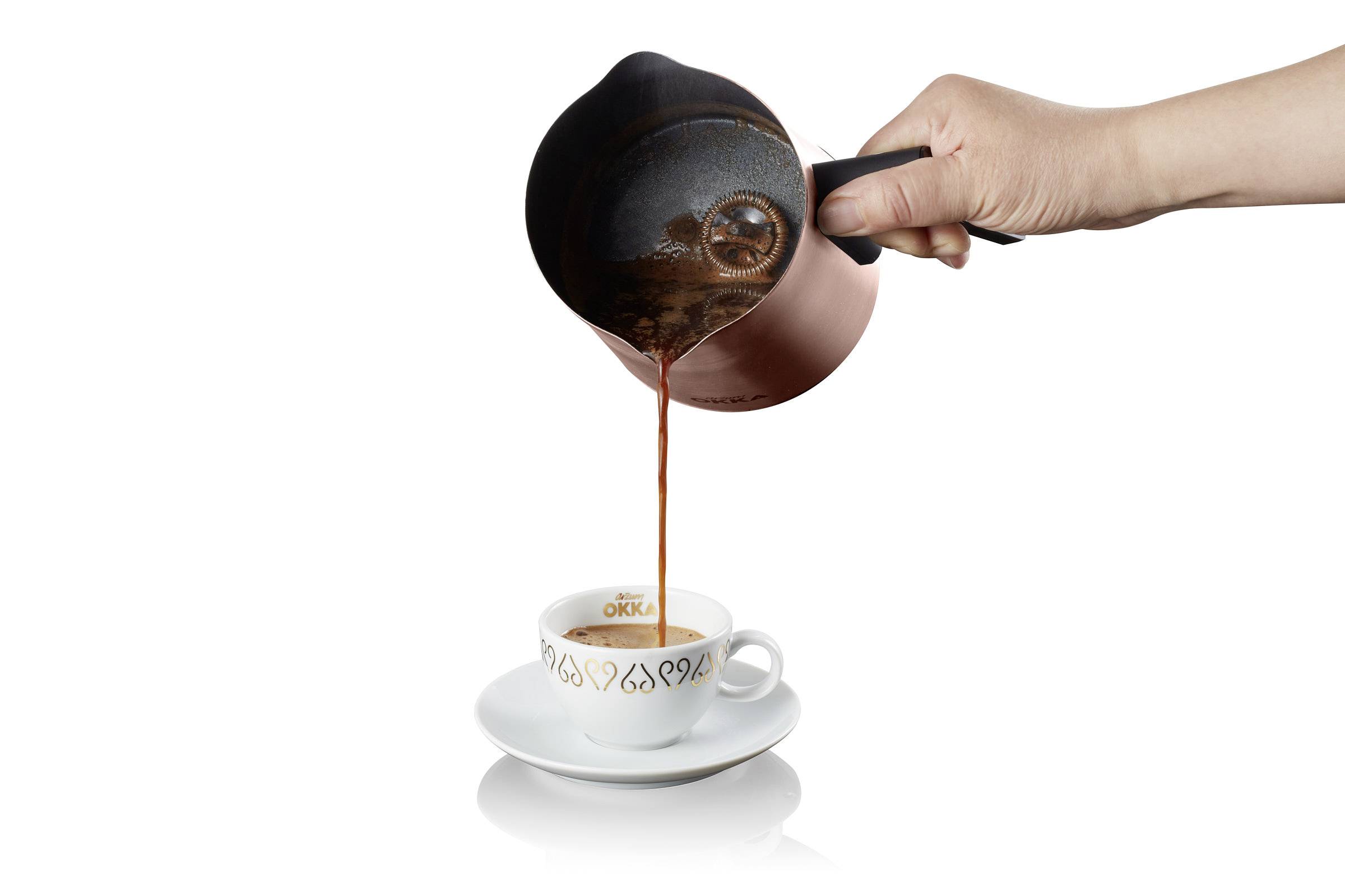 arzum OK0012-R Mokka-Kaffeemaschine Kupfer, Schwarz Fassungsvermögen Tassen=5