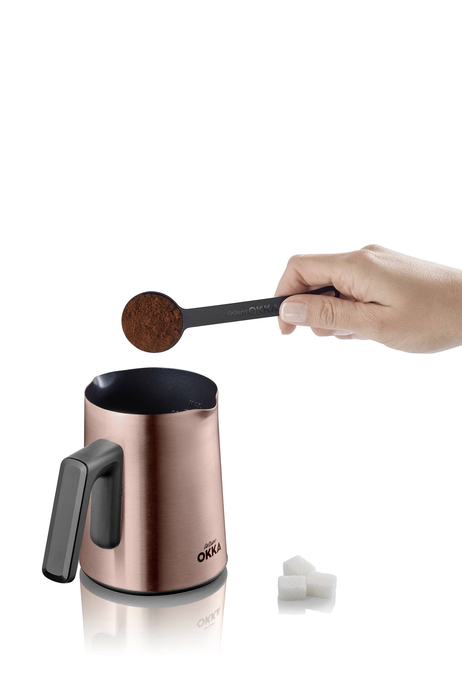 arzum OK0012-R Mokka-Kaffeemaschine Kupfer, Schwarz Fassungsvermögen Tassen=5