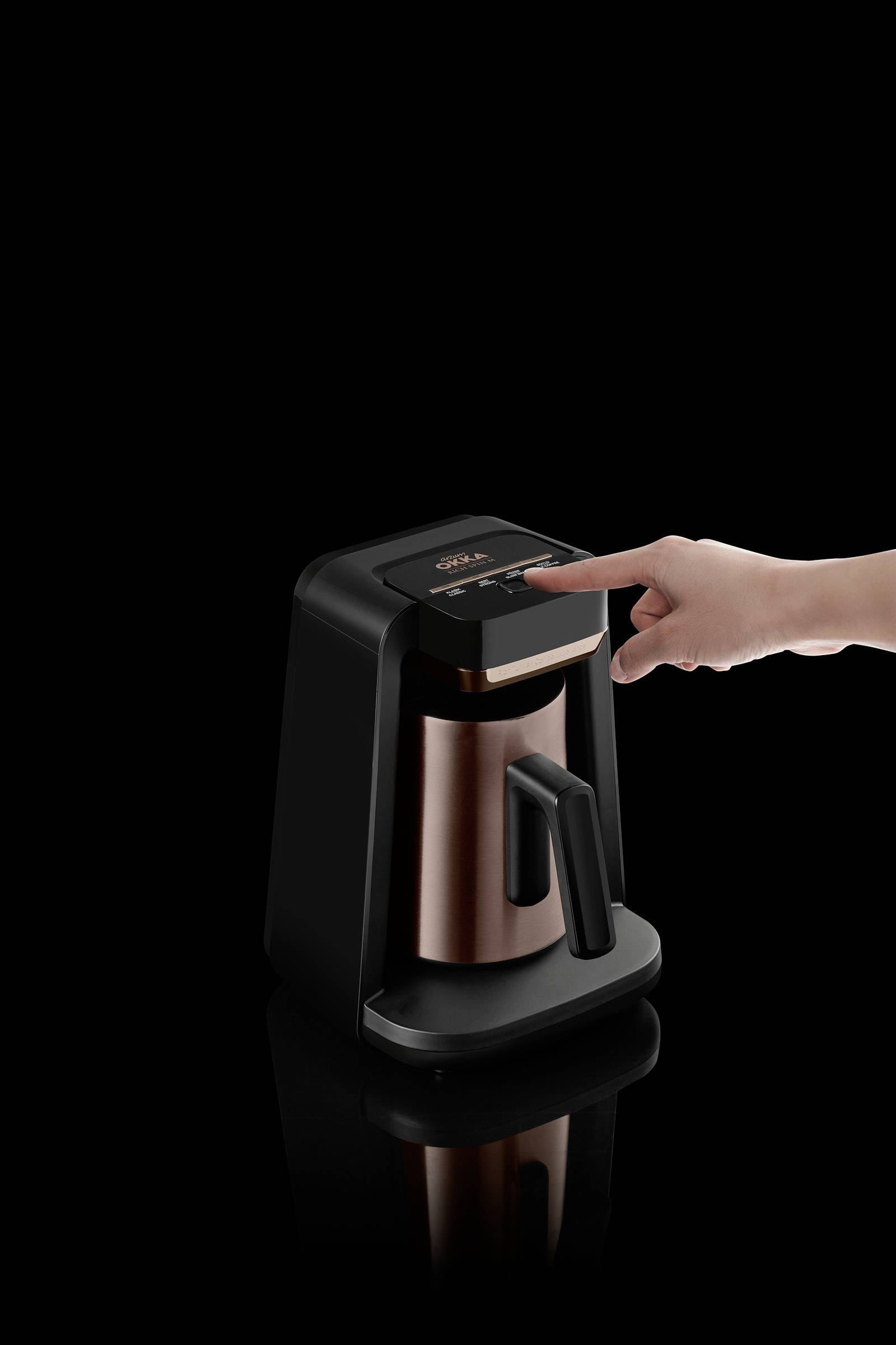 arzum OK0012-R Mokka-Kaffeemaschine Kupfer, Schwarz Fassungsvermögen Tassen=5